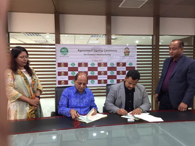 Agreement between Bangladeshi leading business Conglomerate ACI and Dr. Kamrul Ahsa