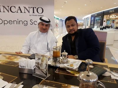 With Managing Director, Zen Exchange Bahrain
